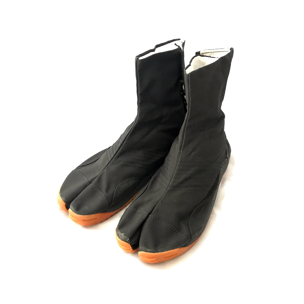 MARUGO Air Jog V 6clasps Cotton Tabi Ninja Boots Short BLACK 29cm 